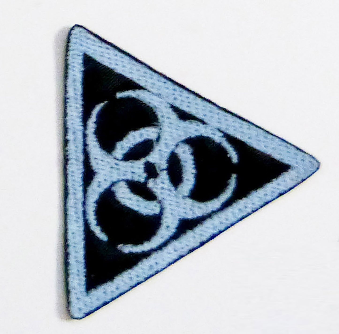 Glow in the Dark Blue Biohazard Patch